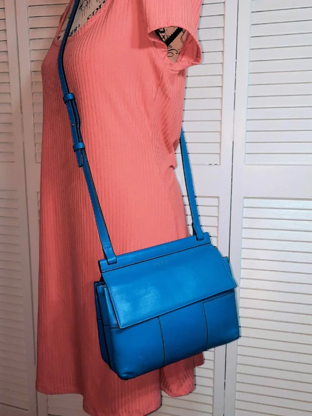 Tory Burch Blue Crossbody Tory Burch Tory Burch T Block